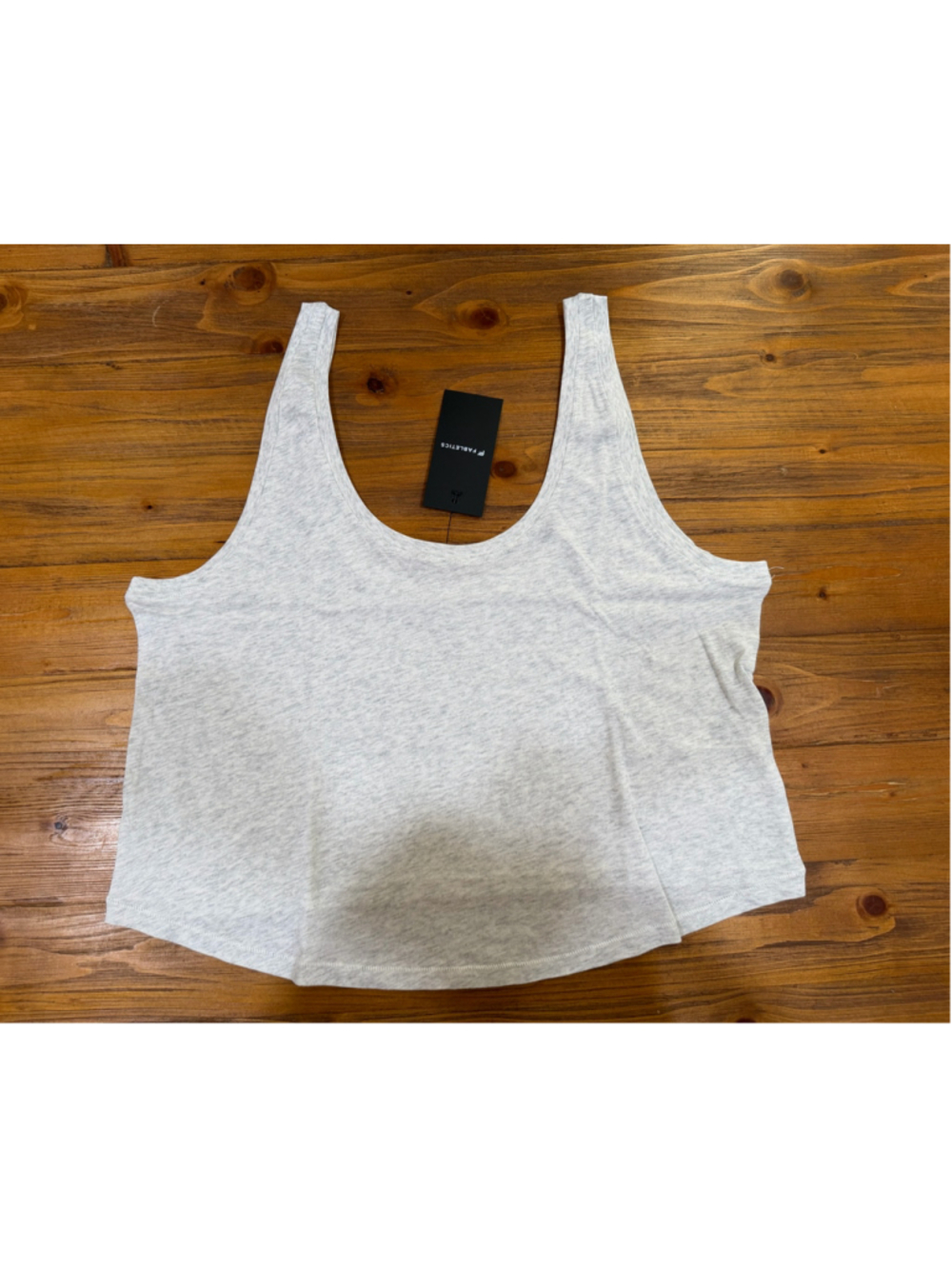 Fabletics Tank Top Size M Grey White